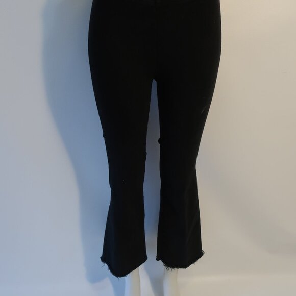 Womens Frame Bardot The Jetset Sheen Noir Black Denim Jean 1 US/S (25"-29") - Picture 5 of 12